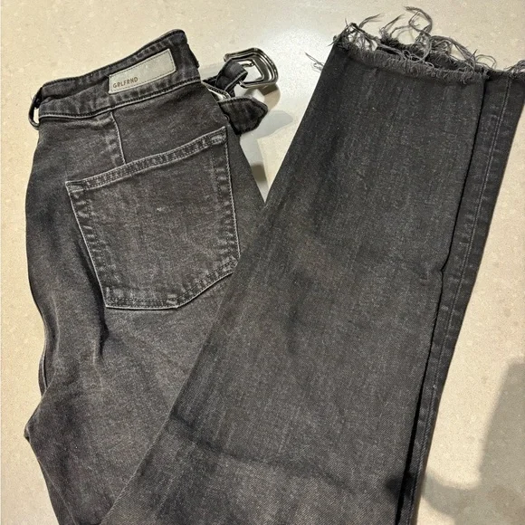 GRLFRND Black Distressed Jeans - Picture 3 of 5